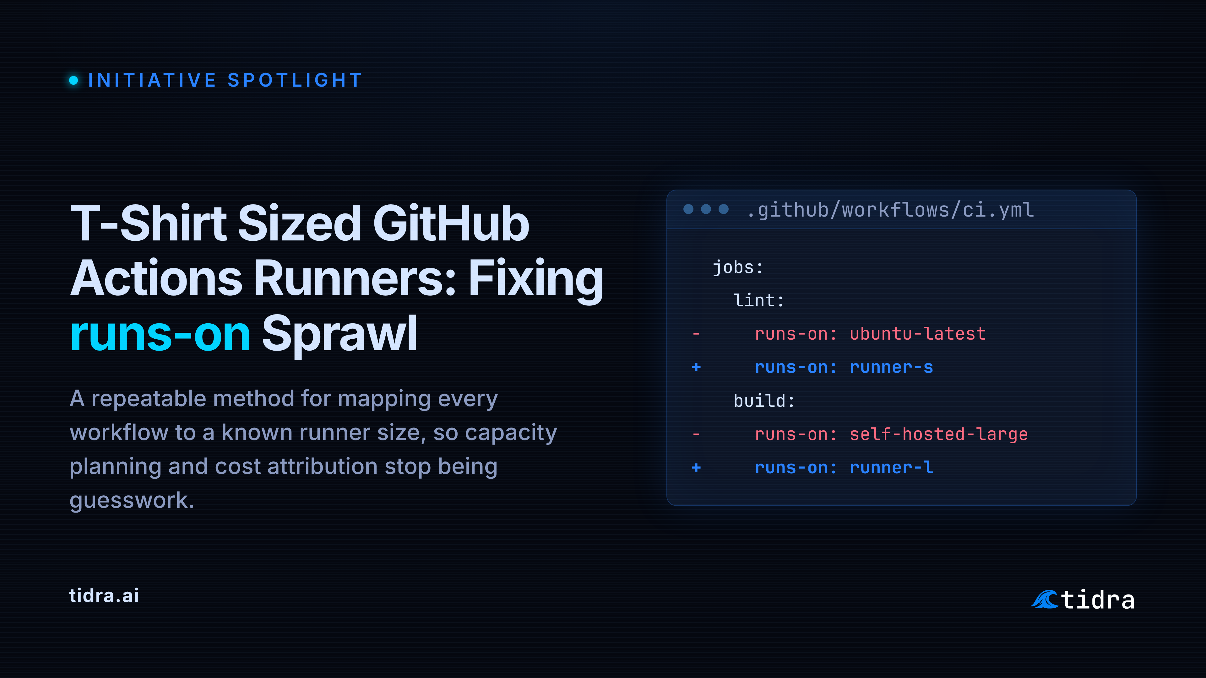 T-Shirt Sized GitHub Actions Runners — Fixing runs-on Sprawl